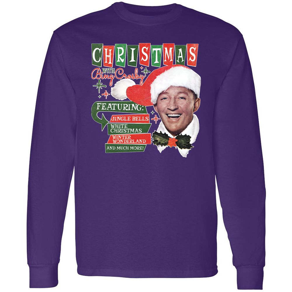 Long Sleeve T-Shirt - GZBLUS7U - Purple - 13