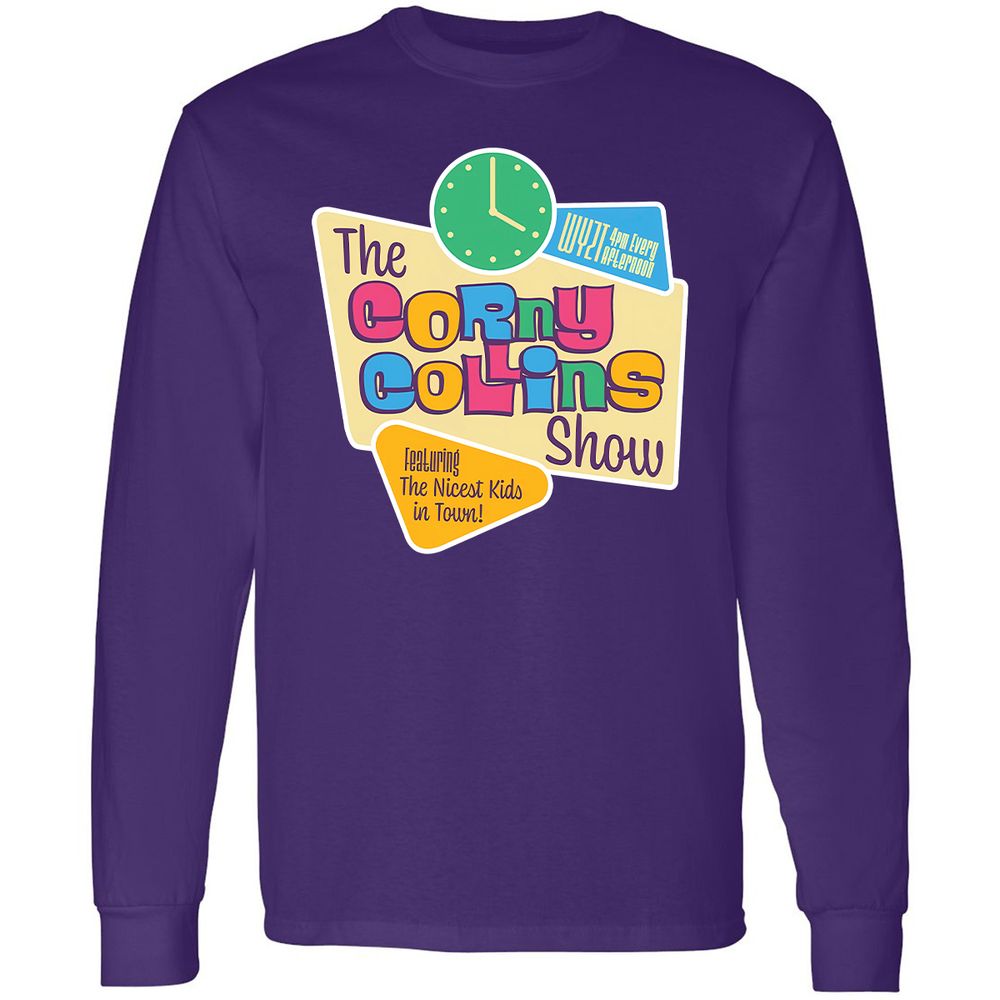 Long Sleeve T-Shirt - 5AAG79B9 - Purple - 13