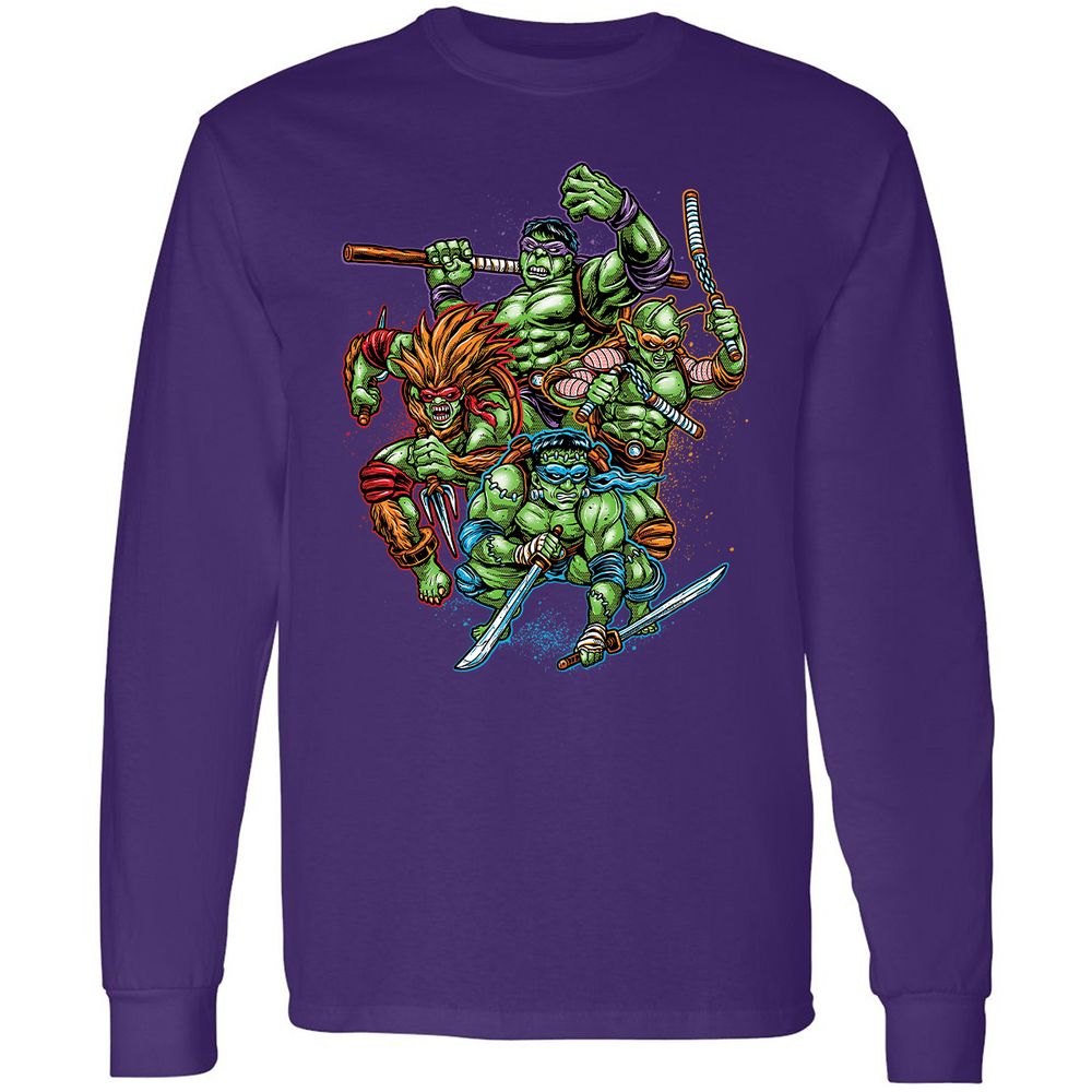 Long Sleeve T-Shirt - 84NQK8VW - Purple - 13