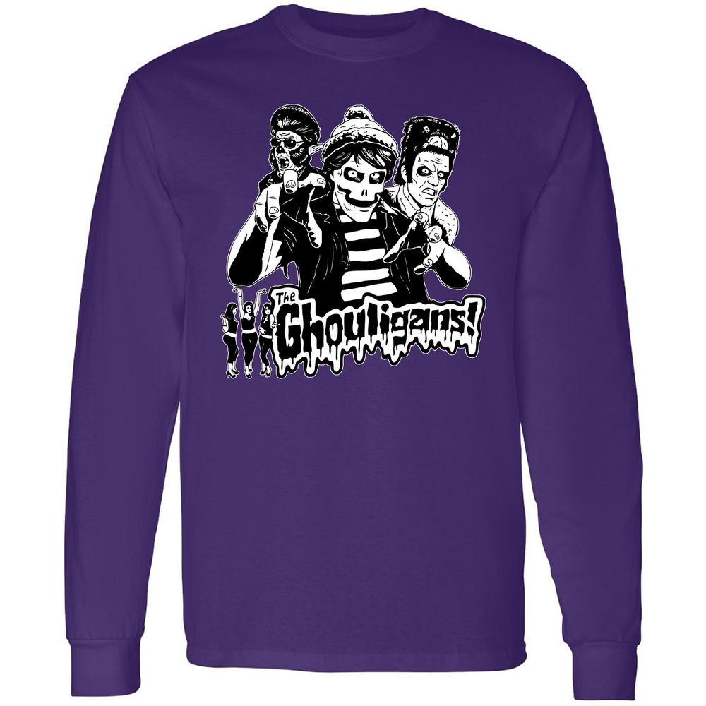 Long Sleeve T-Shirt - SVVUNMNK - Purple - 13