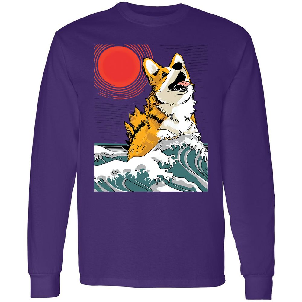 Long Sleeve T-Shirt - TDKS28ZN - Purple - 13