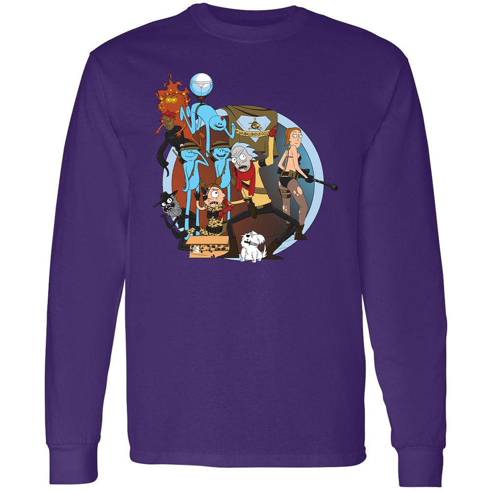 Long Sleeve T-Shirt - 4SGFG436 - Purple - 13