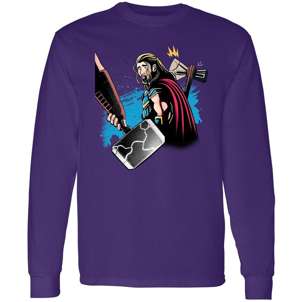 Long Sleeve T-Shirt - JM6TJGSJ - Purple - 13