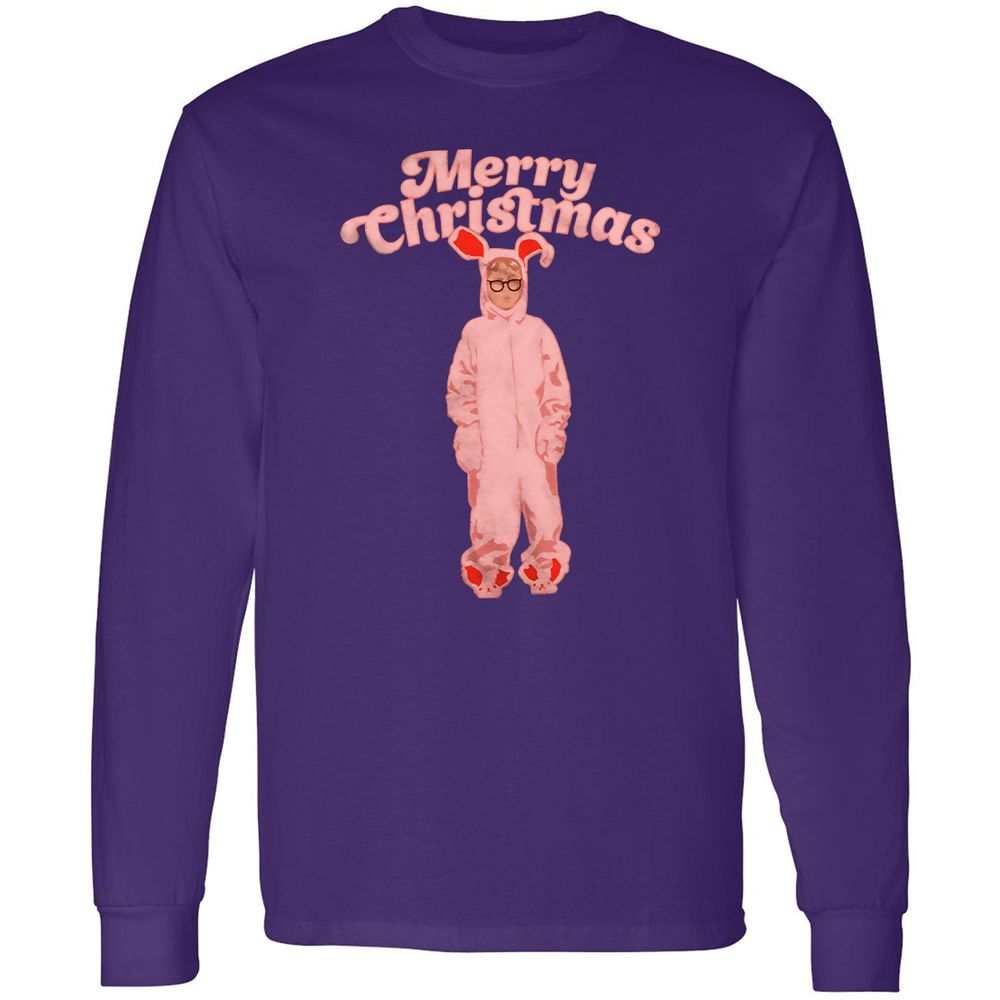 Long Sleeve T-Shirt - 73Q3SBZD - Purple - 13