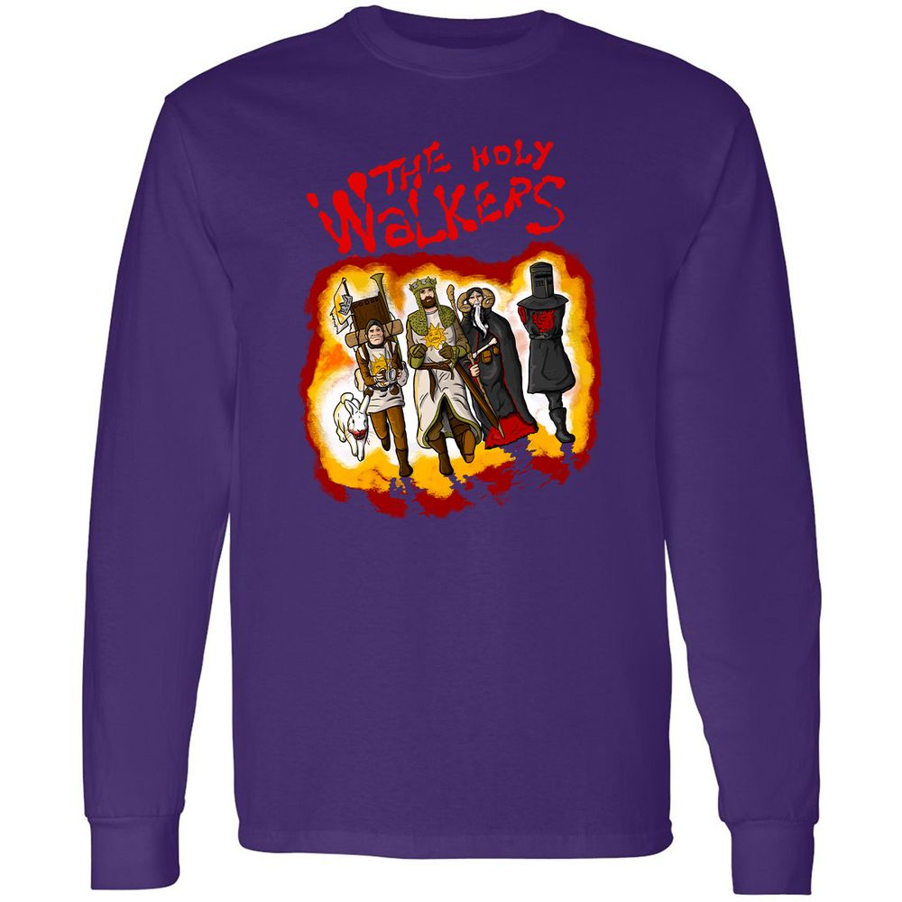 Long Sleeve T-Shirt - VUM3E3H4 - Purple - 13