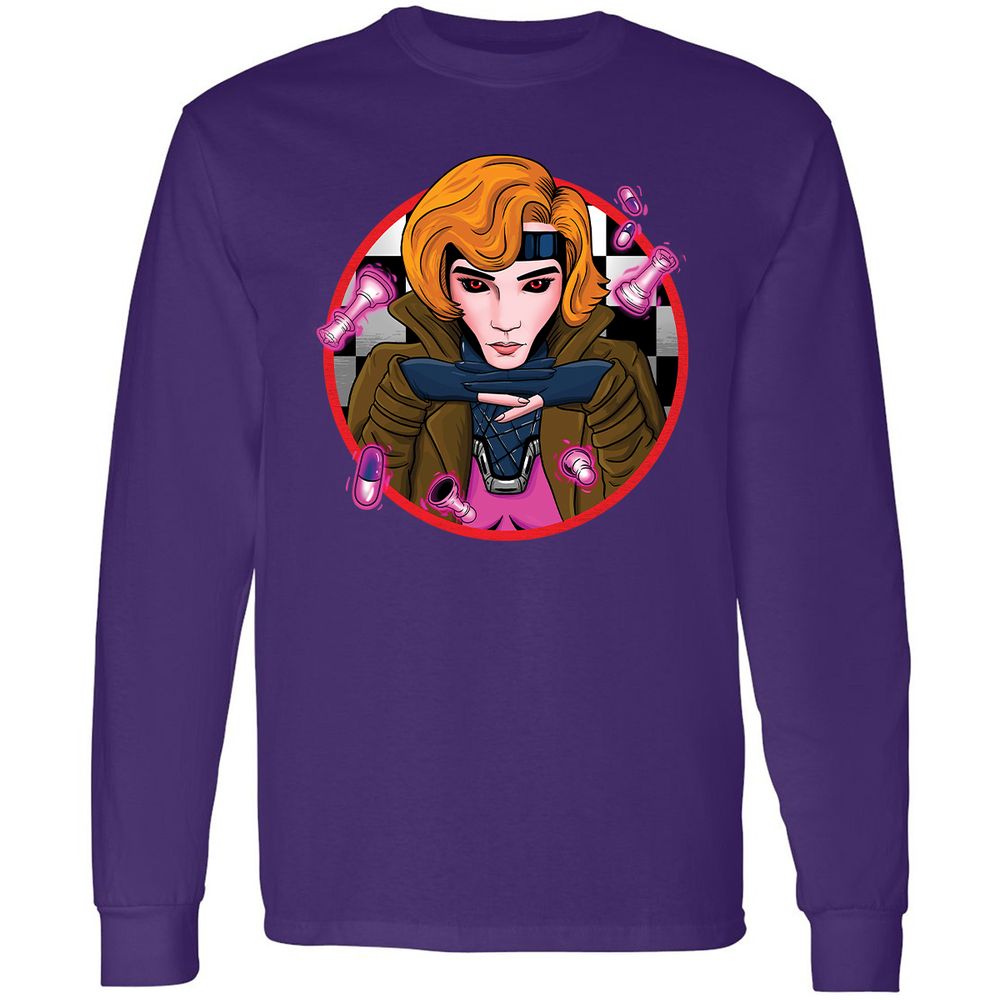 Long Sleeve T-Shirt - TCR5AQ1J - Purple - 13