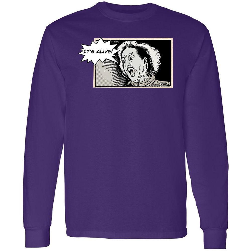 Long Sleeve T-Shirt - Q4AKVJ2Y - Purple - 13