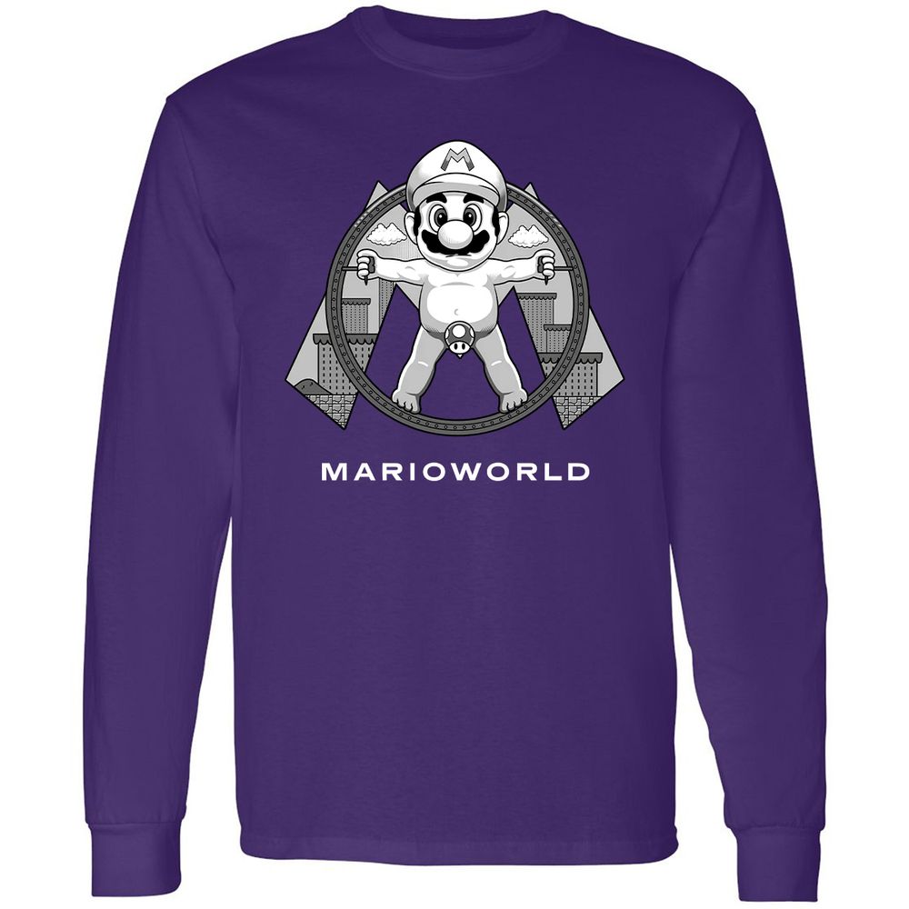 Long Sleeve T-Shirt - 2A5V9WT8 - Purple - 13