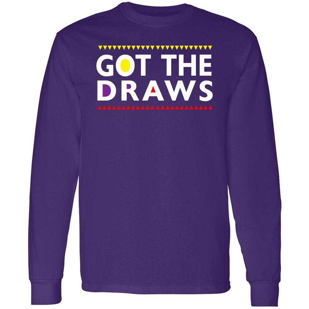 Long Sleeve T-Shirt - GMRHT8WH - Purple - 13