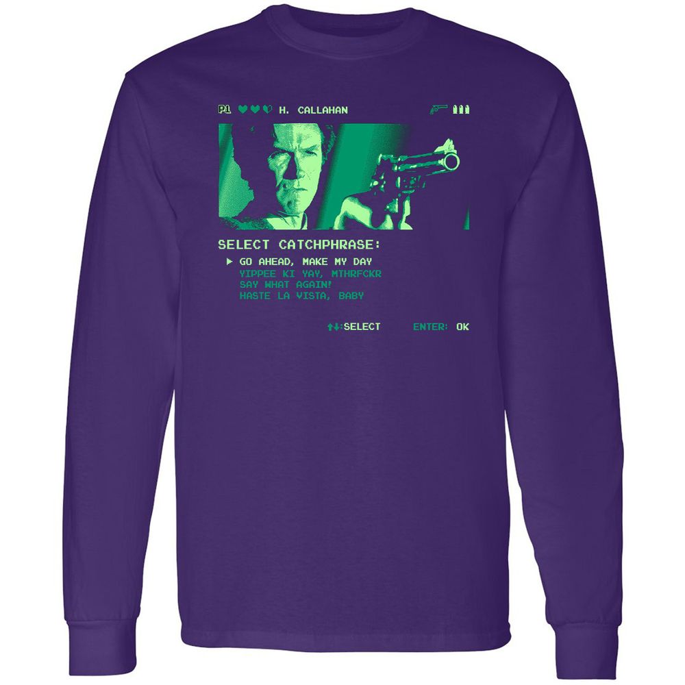 Long Sleeve T-Shirt - AGJHG4BM - Purple - 13