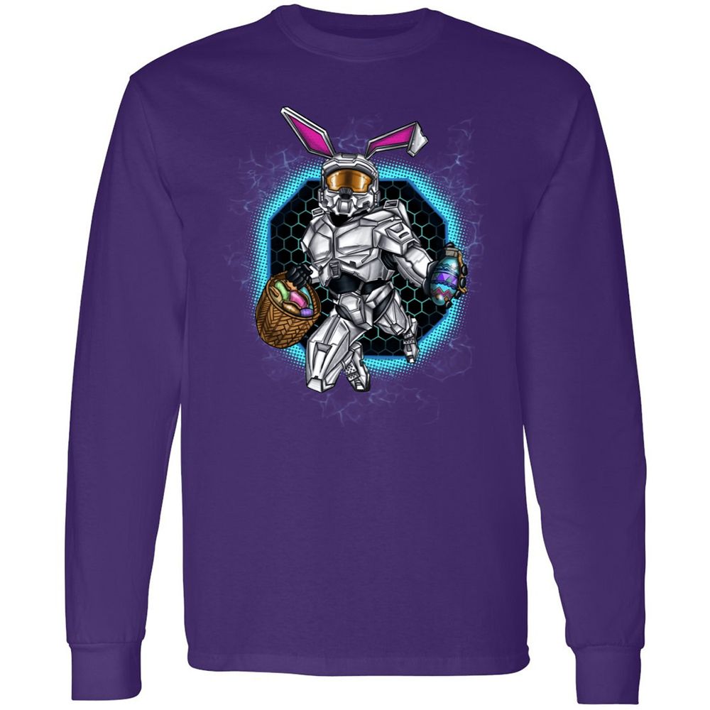 Long Sleeve T-Shirt - B9MQ9CQZ - Purple - 13