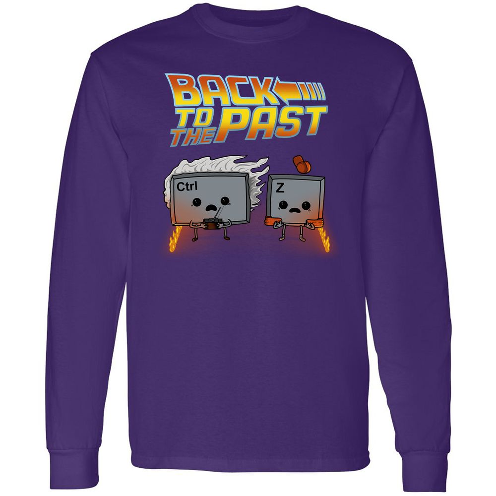 Long Sleeve T-Shirt - KKGVUZ6W - Purple - 13