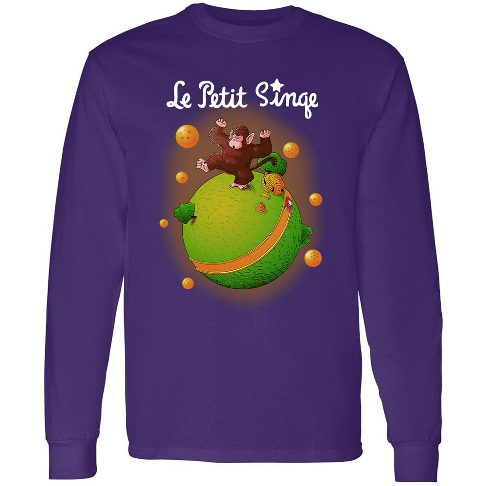 Long Sleeve T-Shirt - TUE3V9XK - Purple - 13