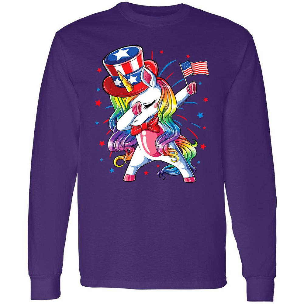 Long Sleeve T-Shirt - NAUXF7E3 - Purple - 13