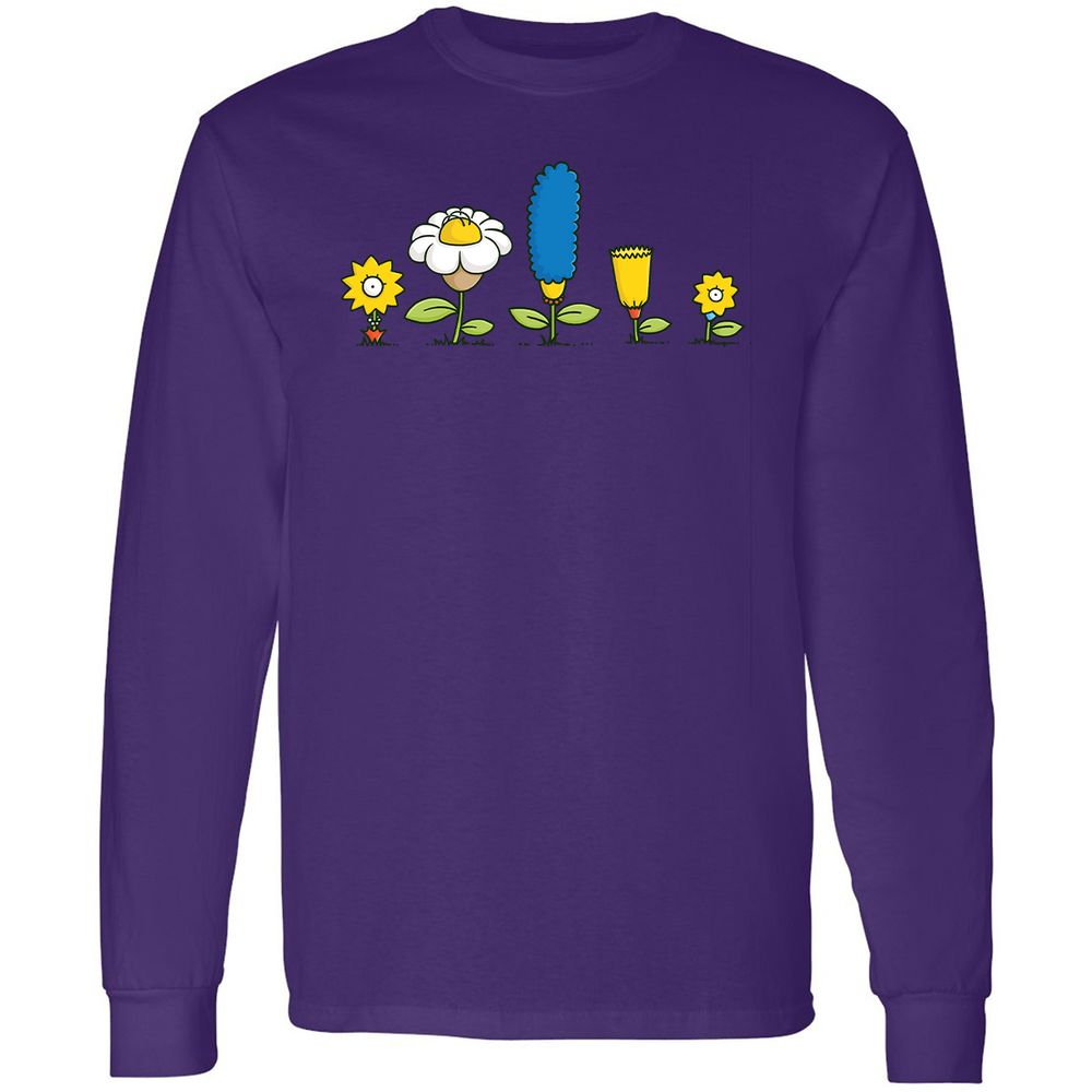 Long Sleeve T-Shirt - DLC9KBVX - Purple - 13