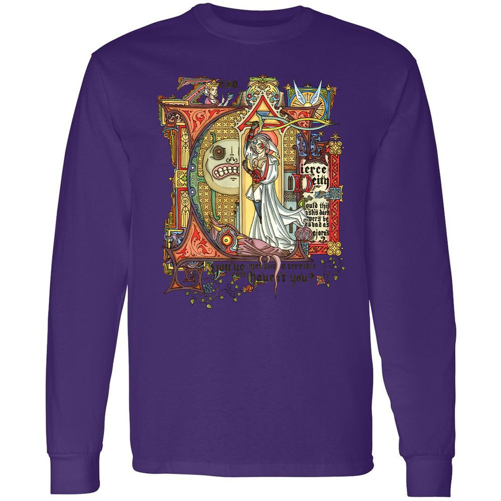 Long Sleeve T-Shirt - E2JKWK4C - Purple - 13