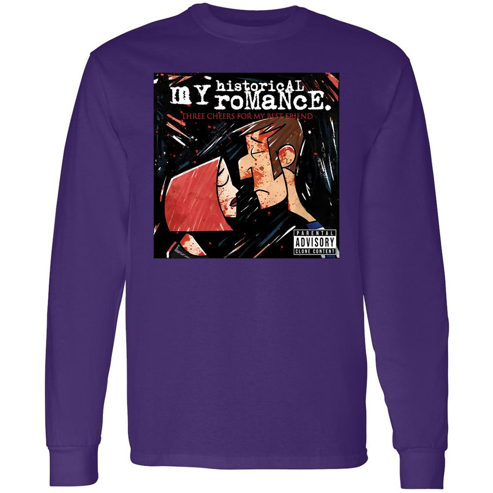Long Sleeve T-Shirt - P4GPQGSC - Purple - 13