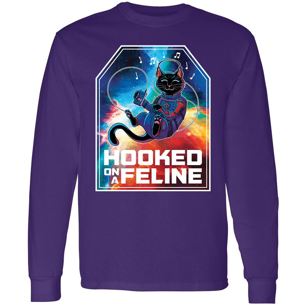 Long Sleeve T-Shirt - JQM5L3F3 - Purple - 13