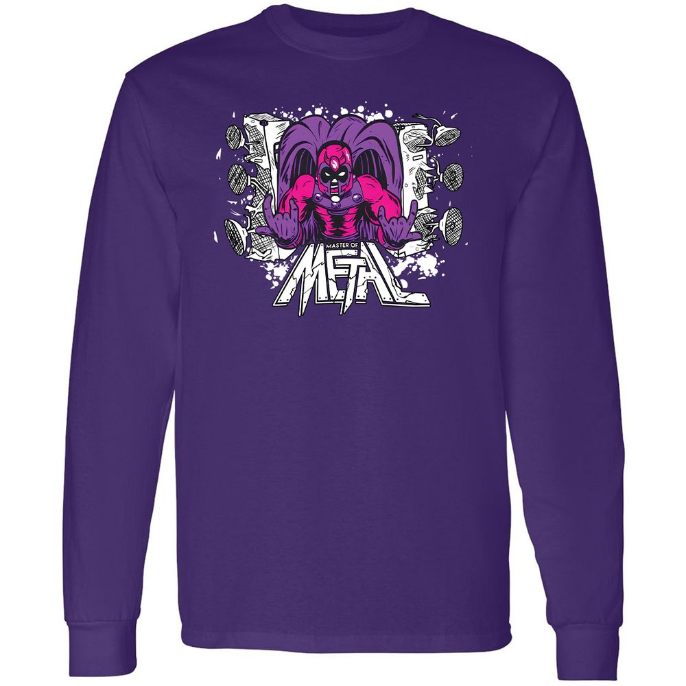 Long Sleeve T-Shirt - W8W4GX6E - Purple - 13
