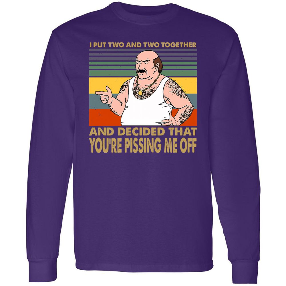 Long Sleeve T-Shirt - 345H7YW2 - Purple - 13