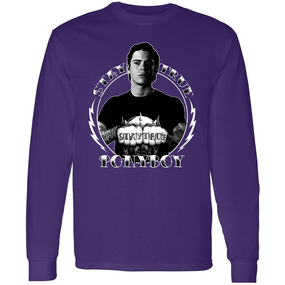 Long Sleeve T-Shirt - 9V922KX6 - Purple - 13