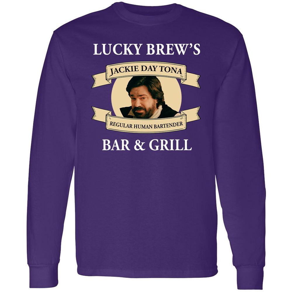 Long Sleeve T-Shirt - B44X1KDE - Purple - 13