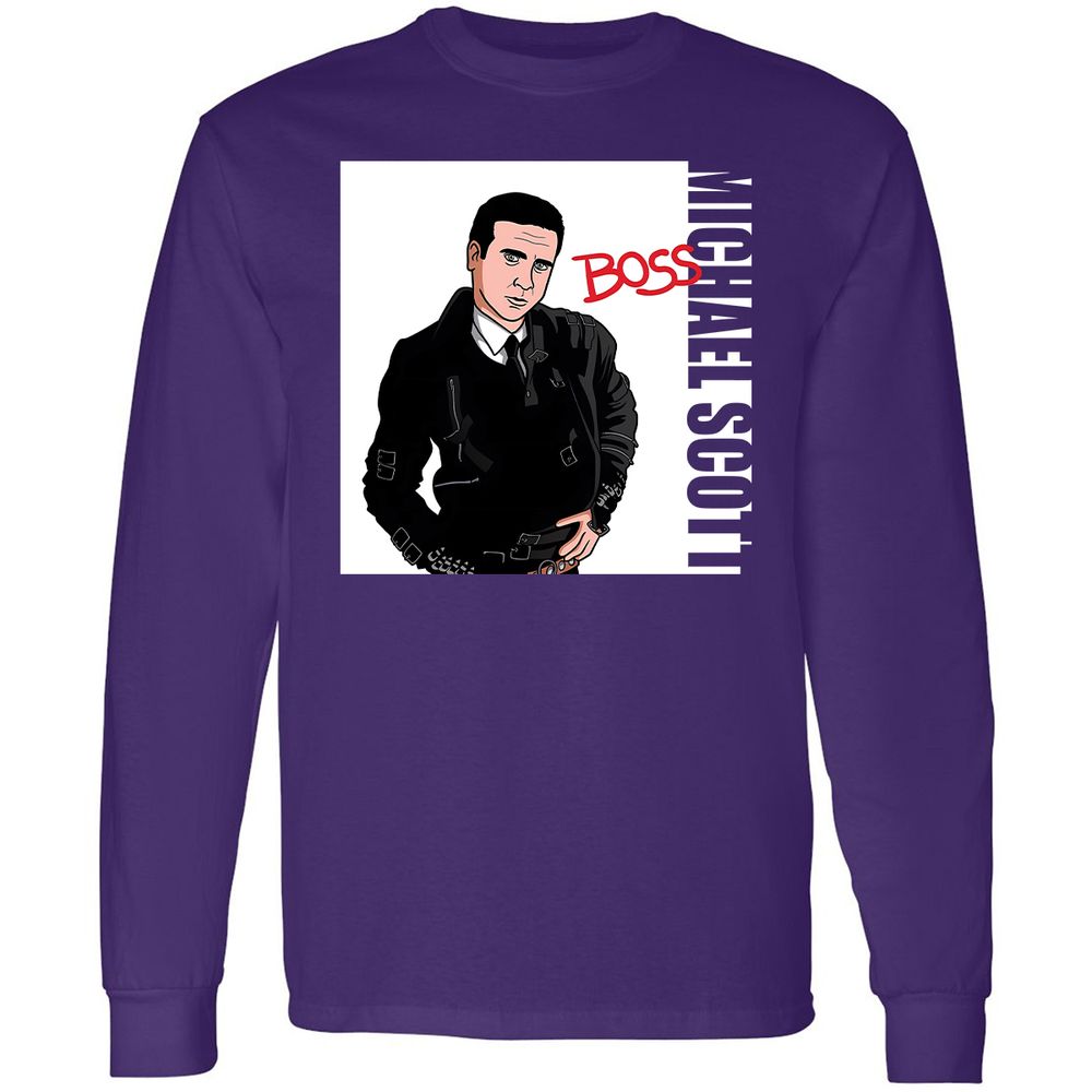 Long Sleeve T-Shirt - UESNTX7T - Purple - 13