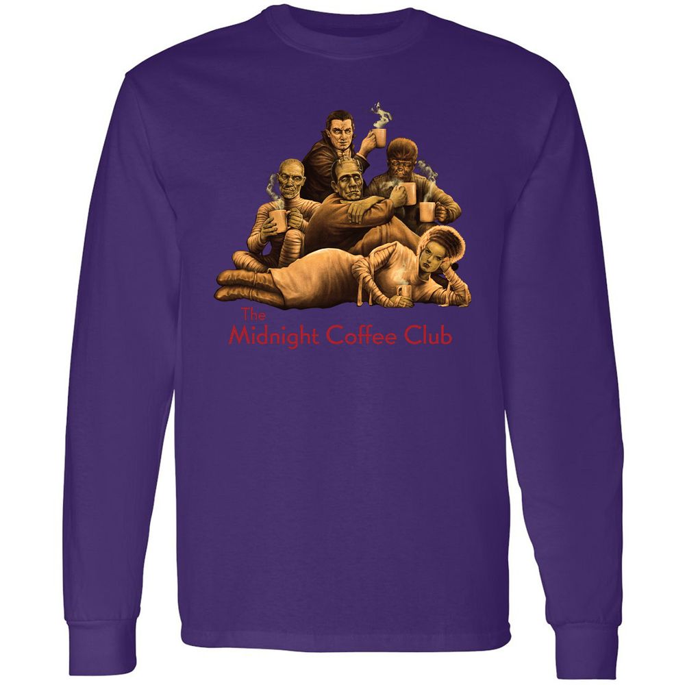 Long Sleeve T-Shirt - 3XCE7C9M - Purple - 13