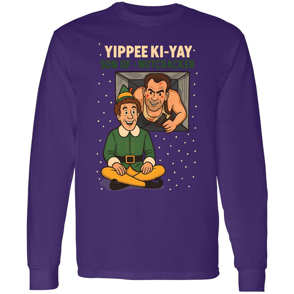 Long Sleeve T-Shirt - C1SMXXTP - Purple - 13