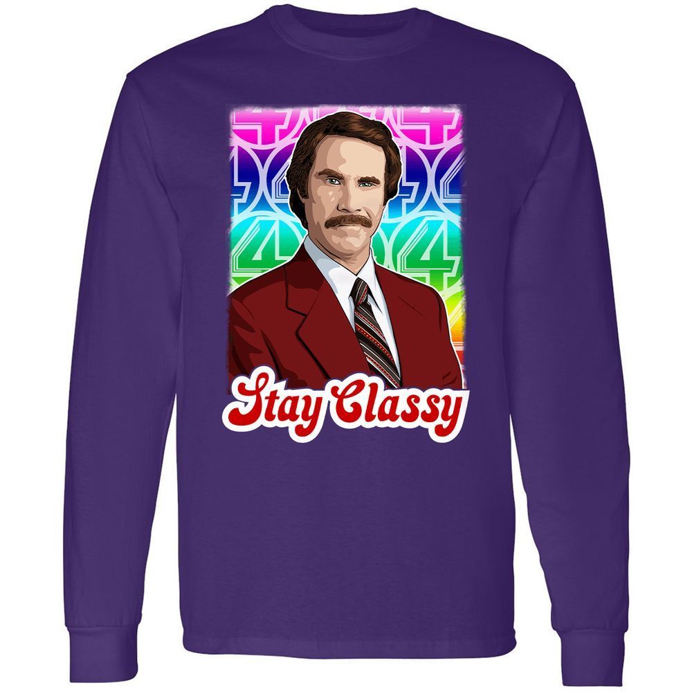 Long Sleeve T-Shirt - EV6J681P - Purple - 13