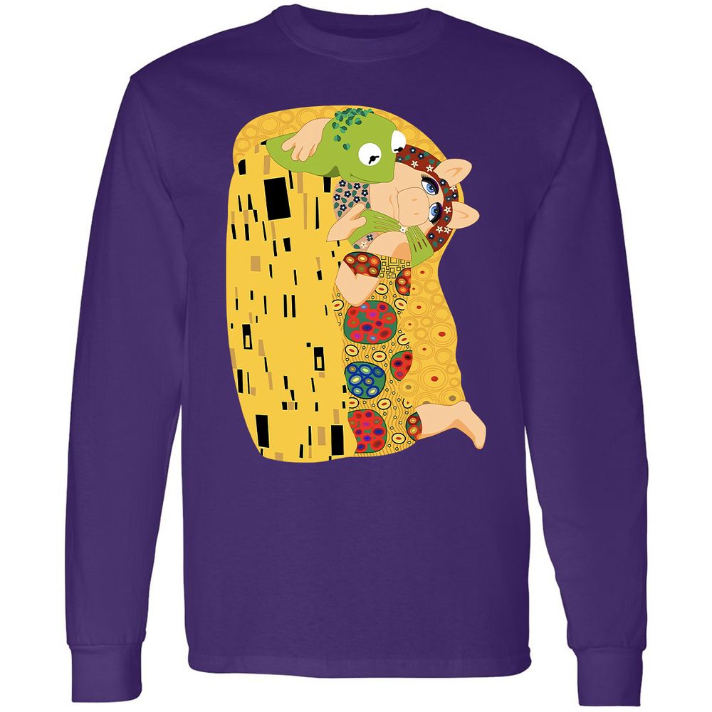 Long Sleeve T-Shirt - M9KEZ1ZS - Purple - 13