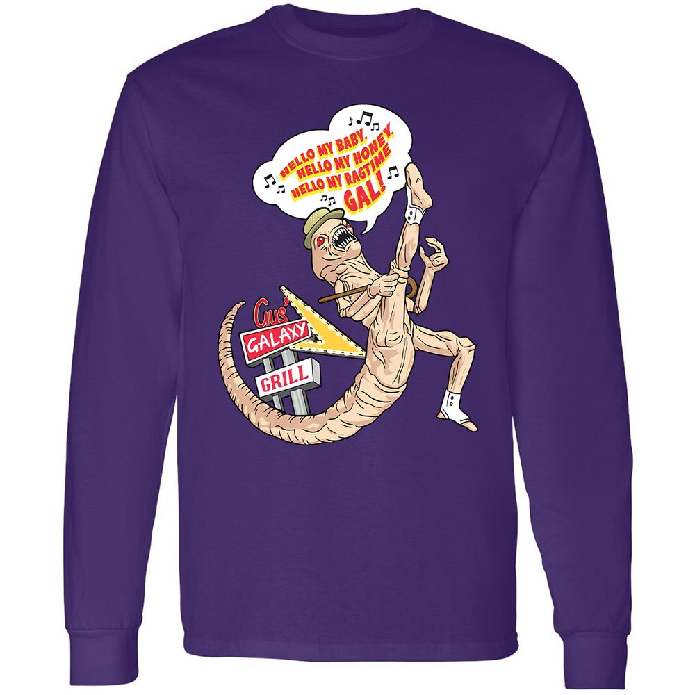 Long Sleeve T-Shirt - Y3STH7VD - Purple - 13
