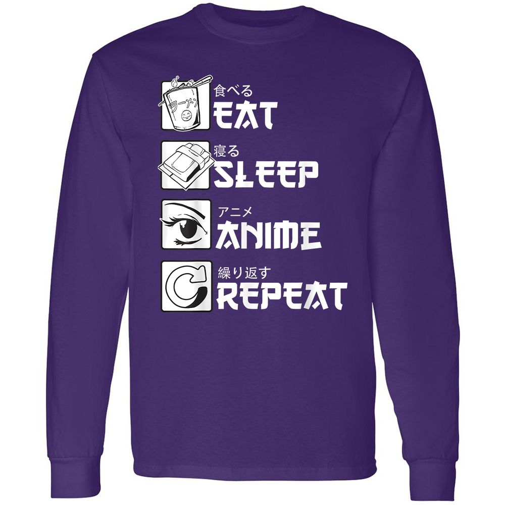 Long Sleeve T-Shirt - XR2PAX9W - Purple - 13