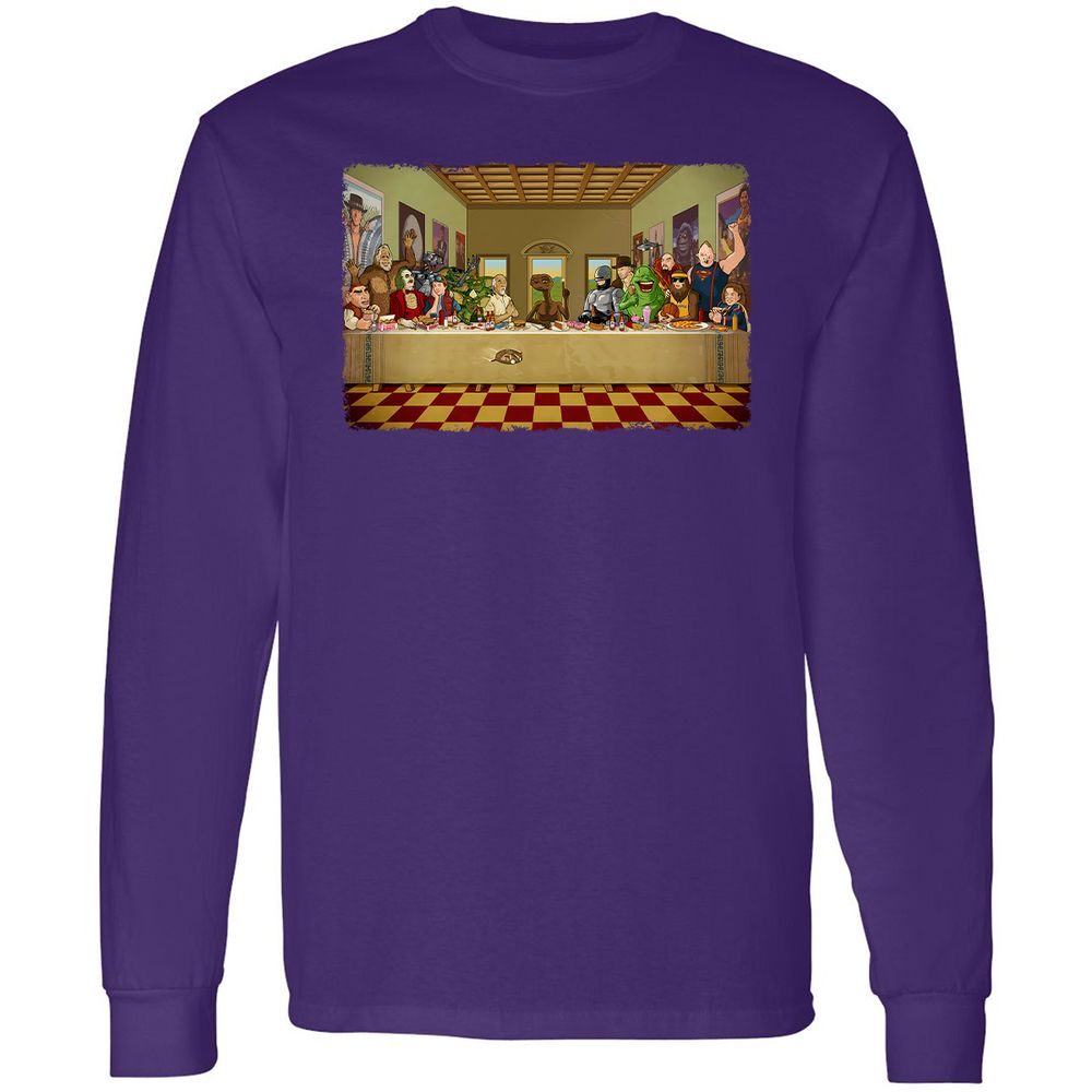 Long Sleeve T-Shirt - H7N7Y4EM - Purple - 13