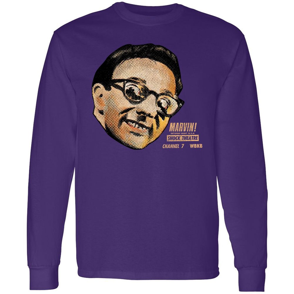 Long Sleeve T-Shirt - B1R8H8L4 - Purple - 13