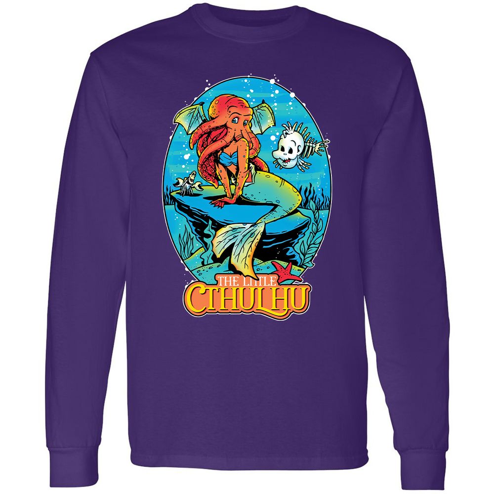 Long Sleeve T-Shirt - TQNR2KMW - Purple - 13