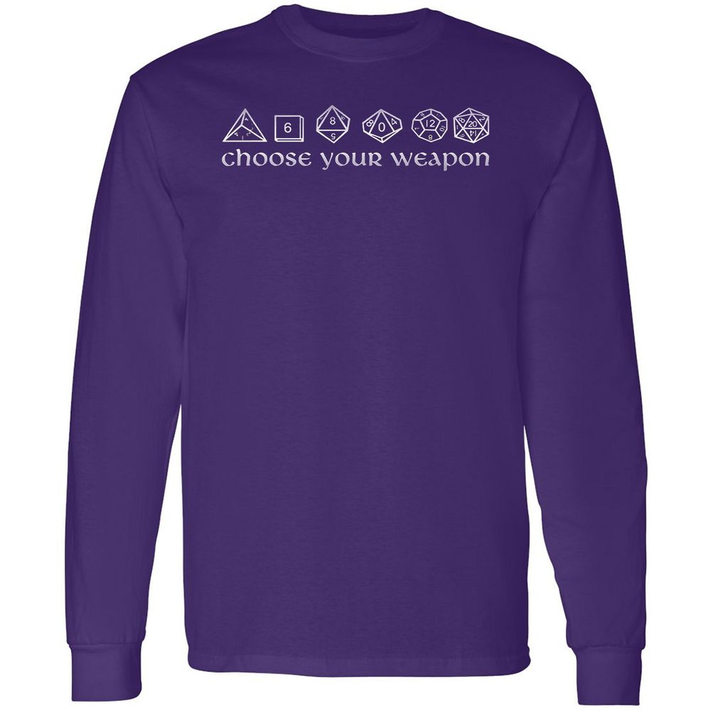 Long Sleeve T-Shirt - Y5UCP8VF - Purple - 13