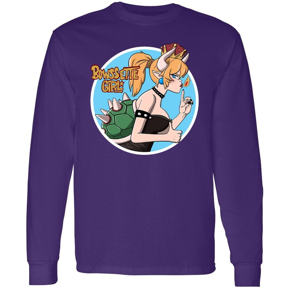 Long Sleeve T-Shirt - W956477P - Purple - 13