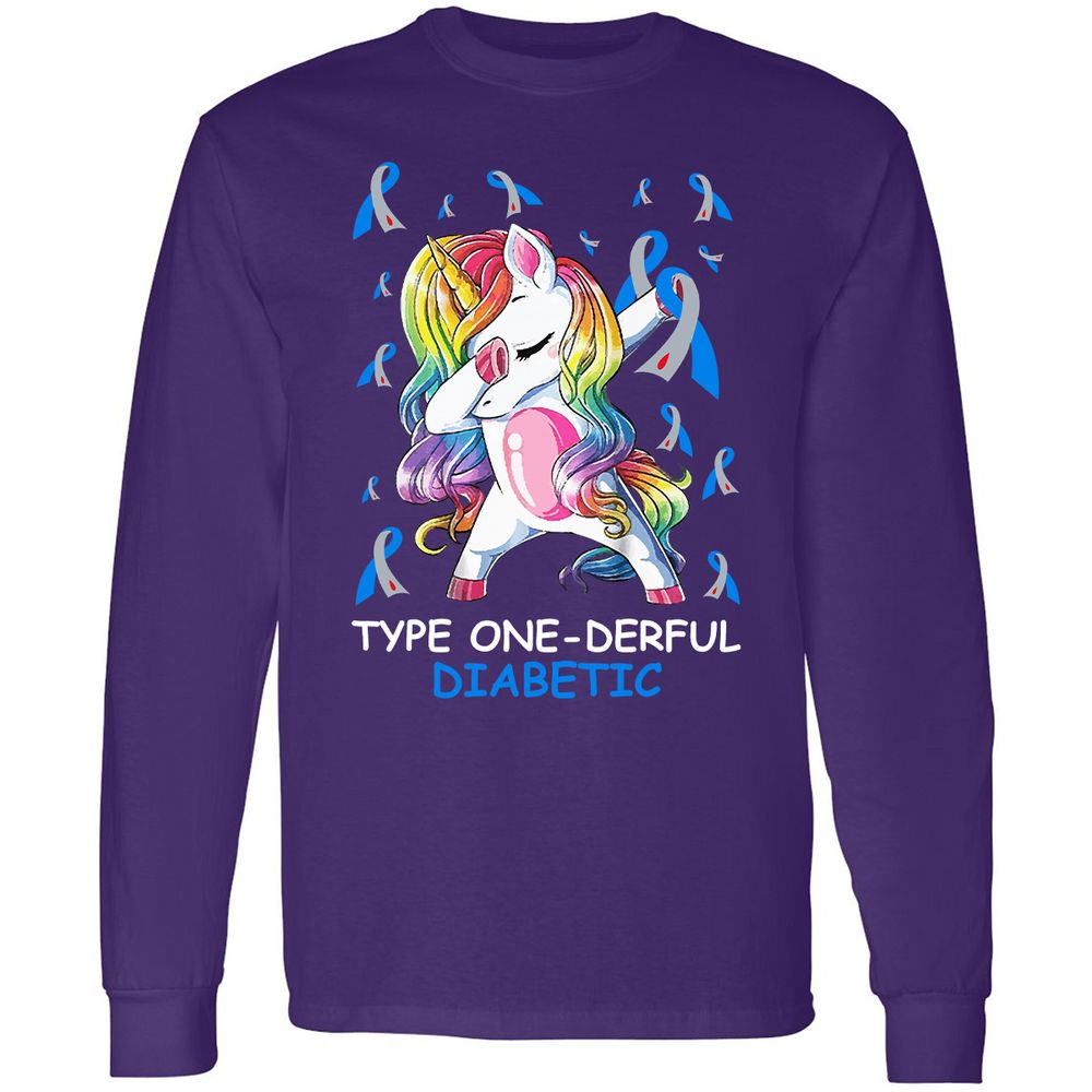 Long Sleeve T-Shirt - 61HHCST7 - Purple - 13