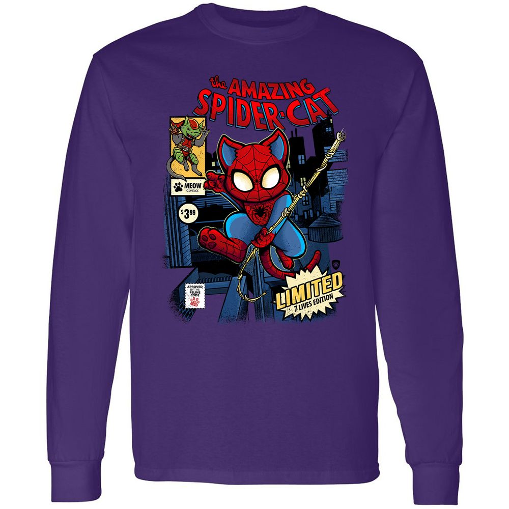 Long Sleeve T-Shirt - YYQ8ZT52 - Purple - 13