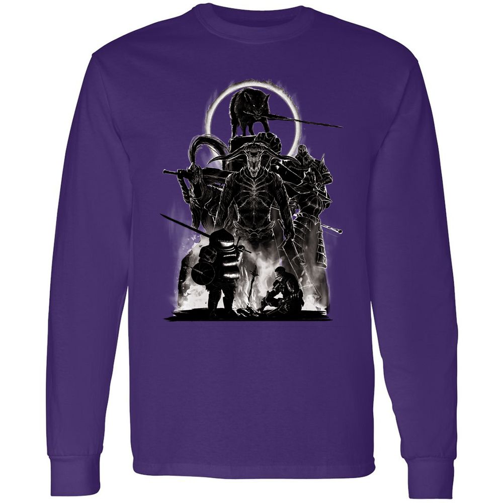 Long Sleeve T-Shirt - NZG5HDCG - Purple - 13