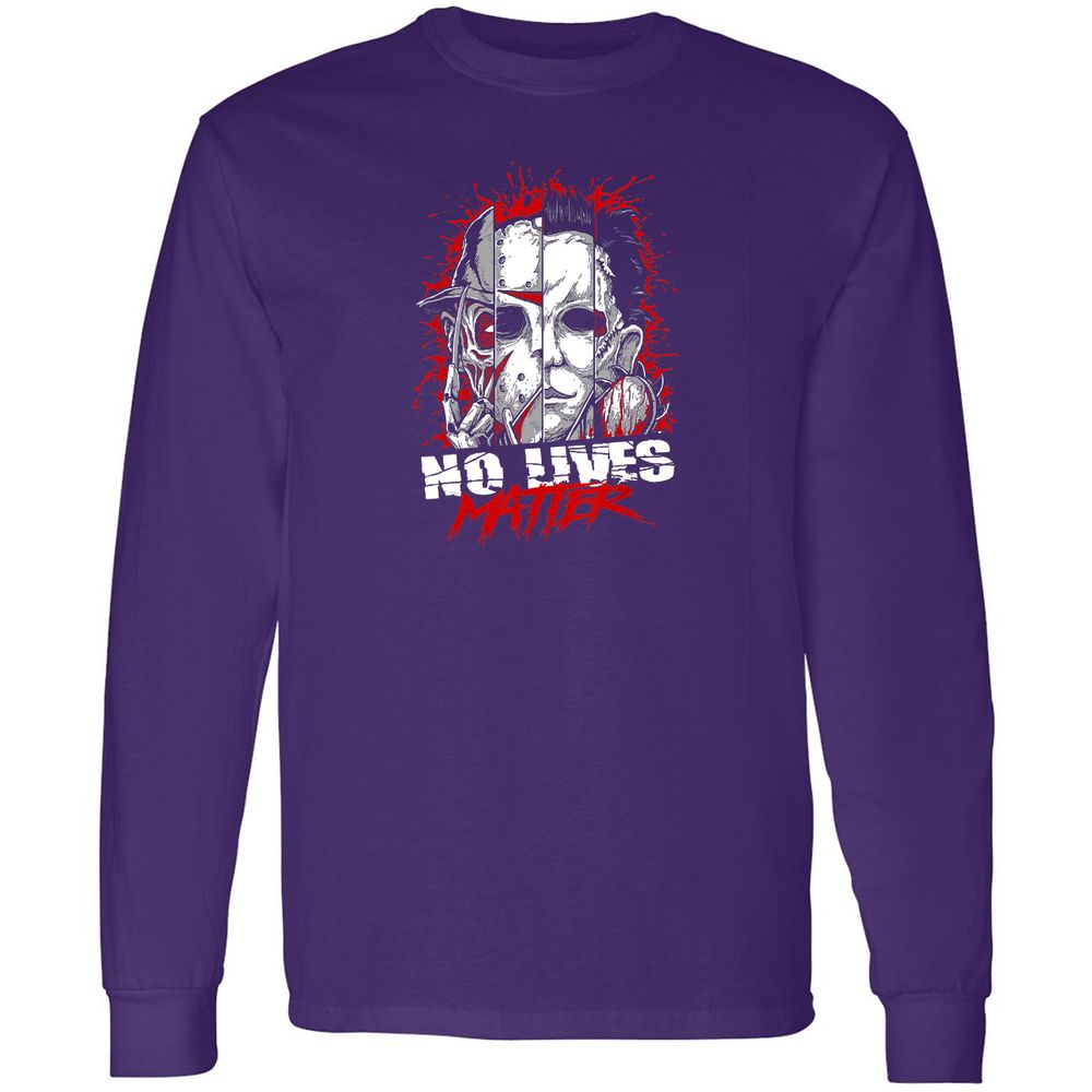 Long Sleeve T-Shirt - KGHJH338 - Purple - 13