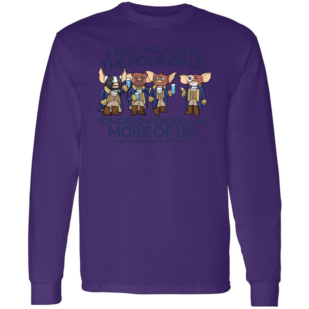 Long Sleeve T-Shirt - R7AQMU9W - Purple - 13