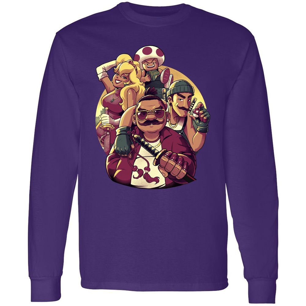 Long Sleeve T-Shirt - 2E2PHC8T - Purple - 13