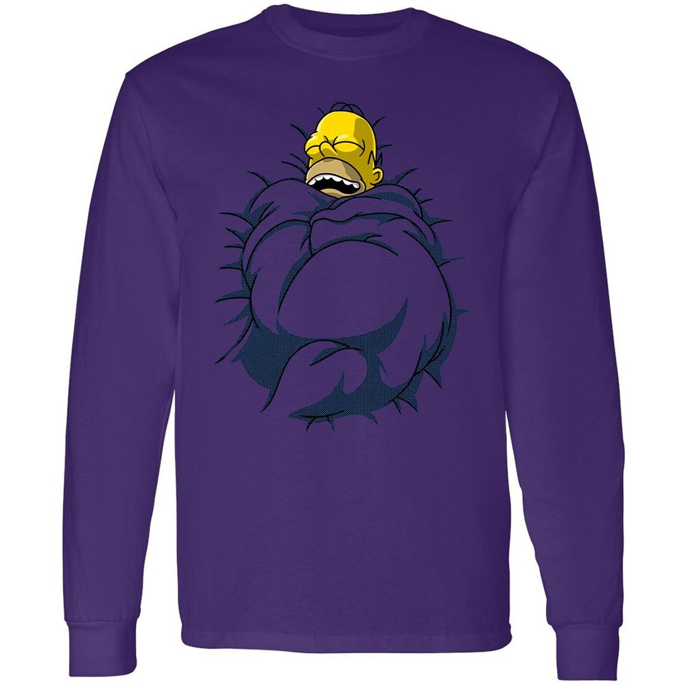 Long Sleeve T-Shirt - LMF734TT - Purple - 13