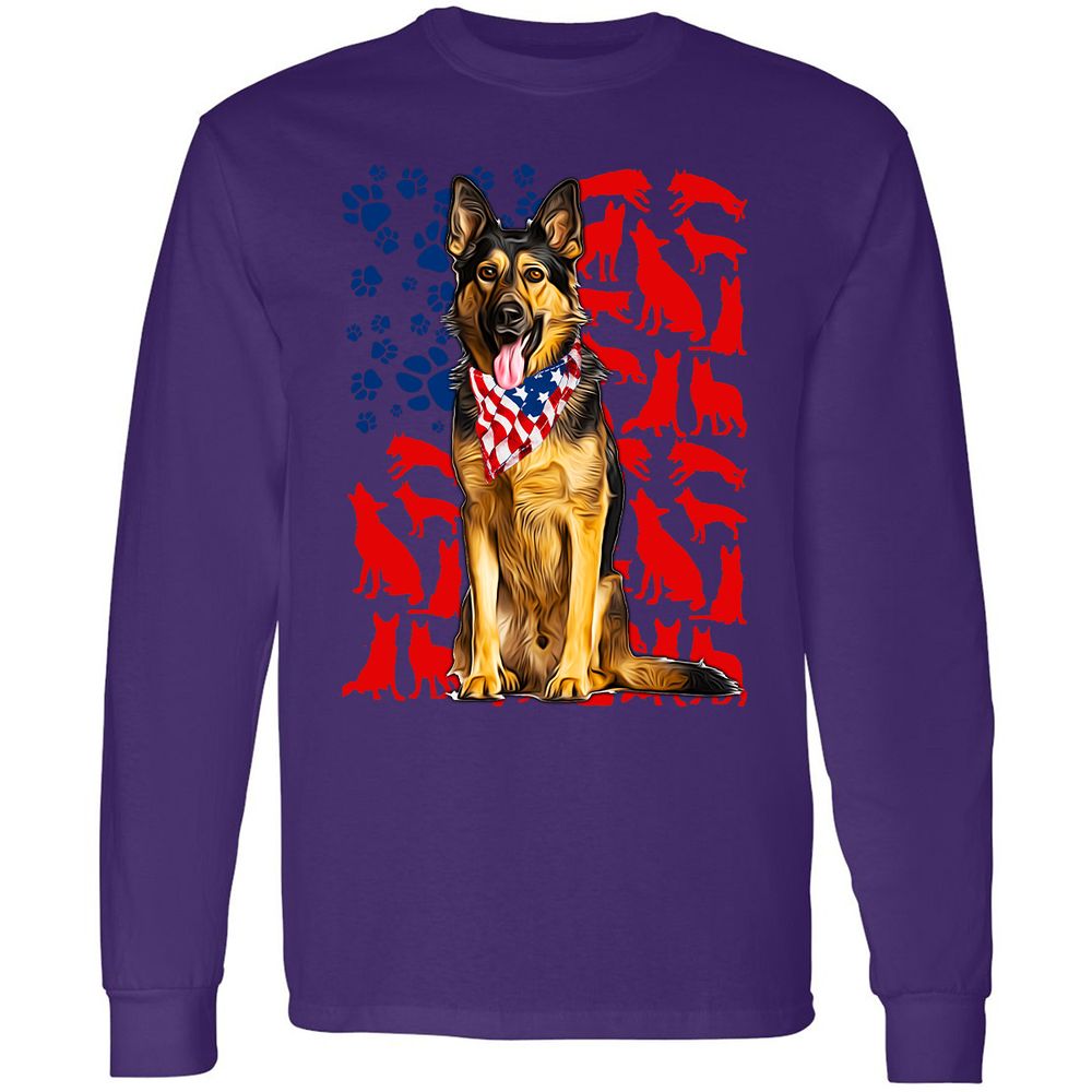 Long Sleeve T-Shirt - JUSGPTV1 - Purple - 13