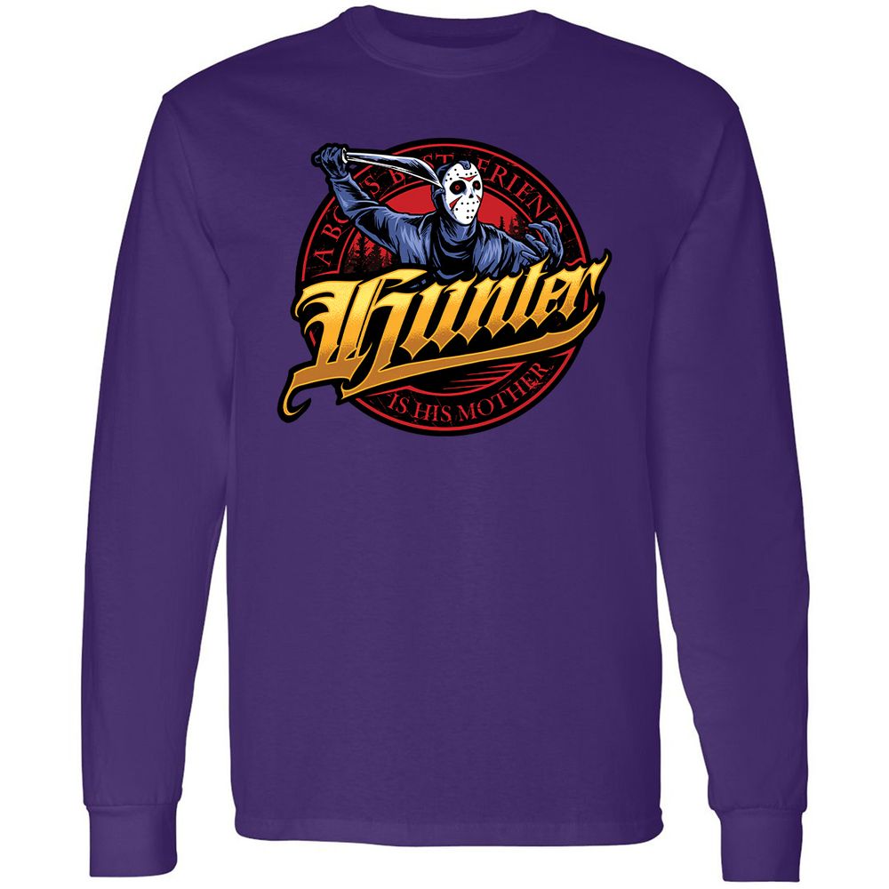 Long Sleeve T-Shirt - MM3VXVEQ - Purple - 13