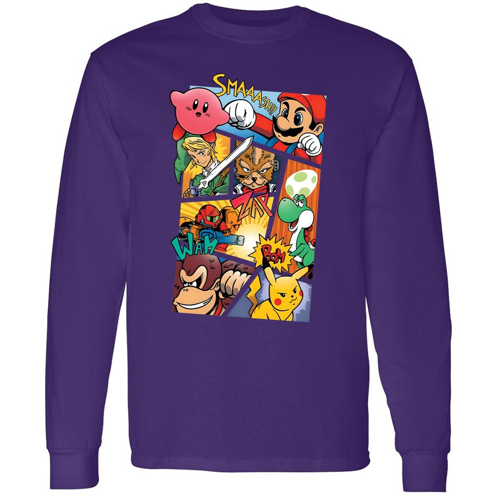 Long Sleeve T-Shirt - 7UTEJR31 - Purple - 13