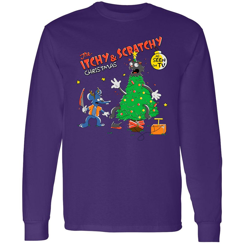 Long Sleeve T-Shirt - JXYD3LGD - Purple - 13