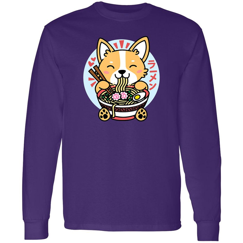 Long Sleeve T-Shirt - 3T7GFJZ7 - Purple - 13